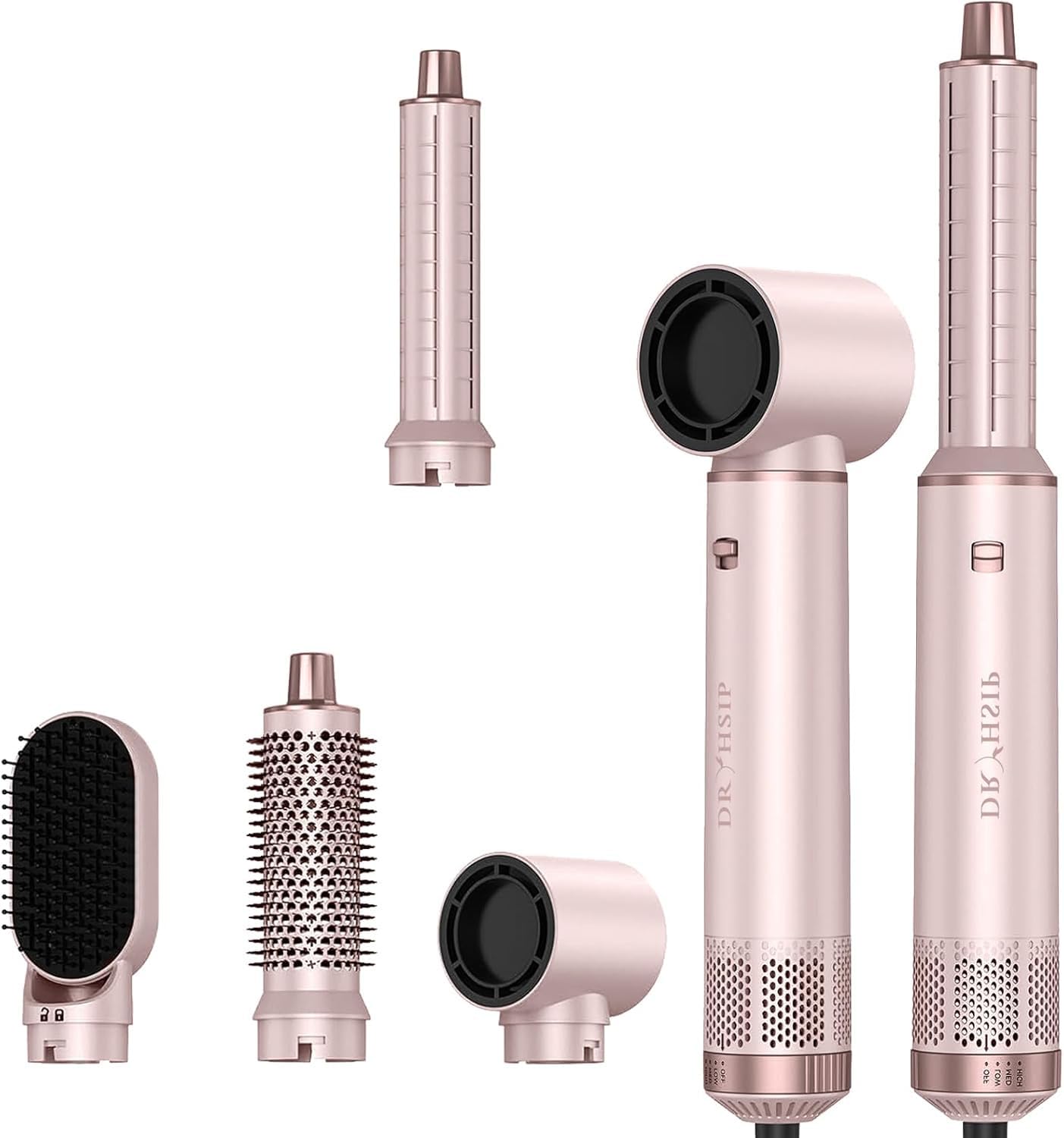 Pink/Gold 5 in 1 Hair Styler