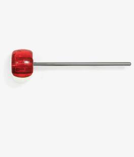 Gibraltar Hardware - 6.25" Red Acrylic and Felt Bass Drum Beater, G-Class High-impact, Hardware, Parts & Accessories