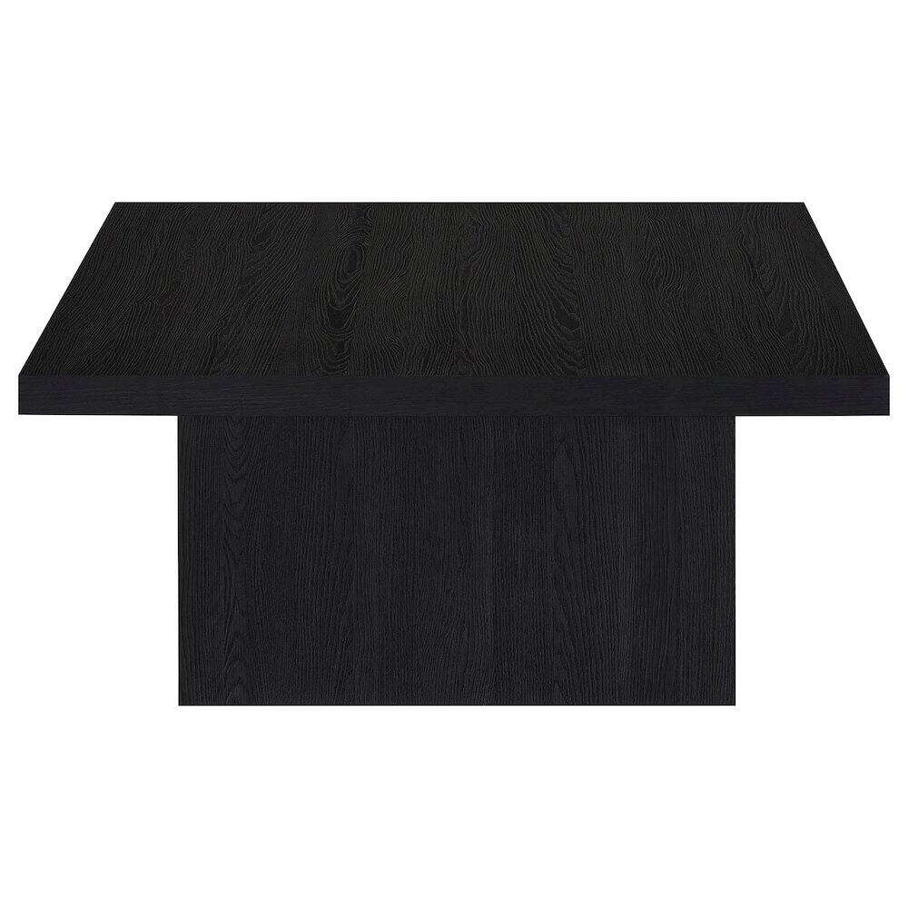 Alt View 1. Coaster Co. of America - Devar Square Engineered Wood Cocktail Coffee Table Black - Black.
