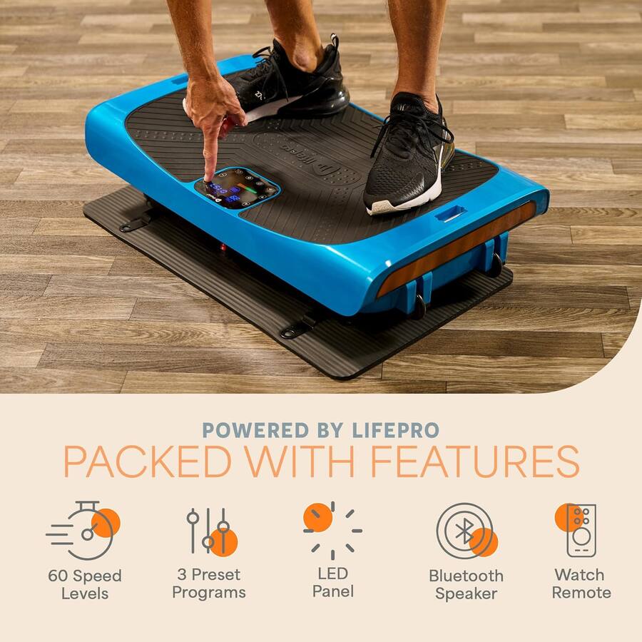 Lifepro Rumblex 4d LifePro Rumblex Pro Vibration Plate Machine 4D Motion Triple Motor for ...