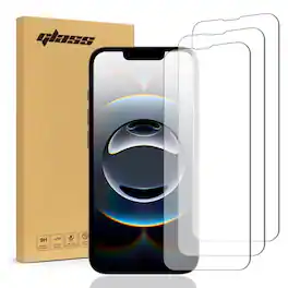 RomeTech - Apple iPhone 16e Tempered Glass Screen Protector 3 Per Pack - Transparent