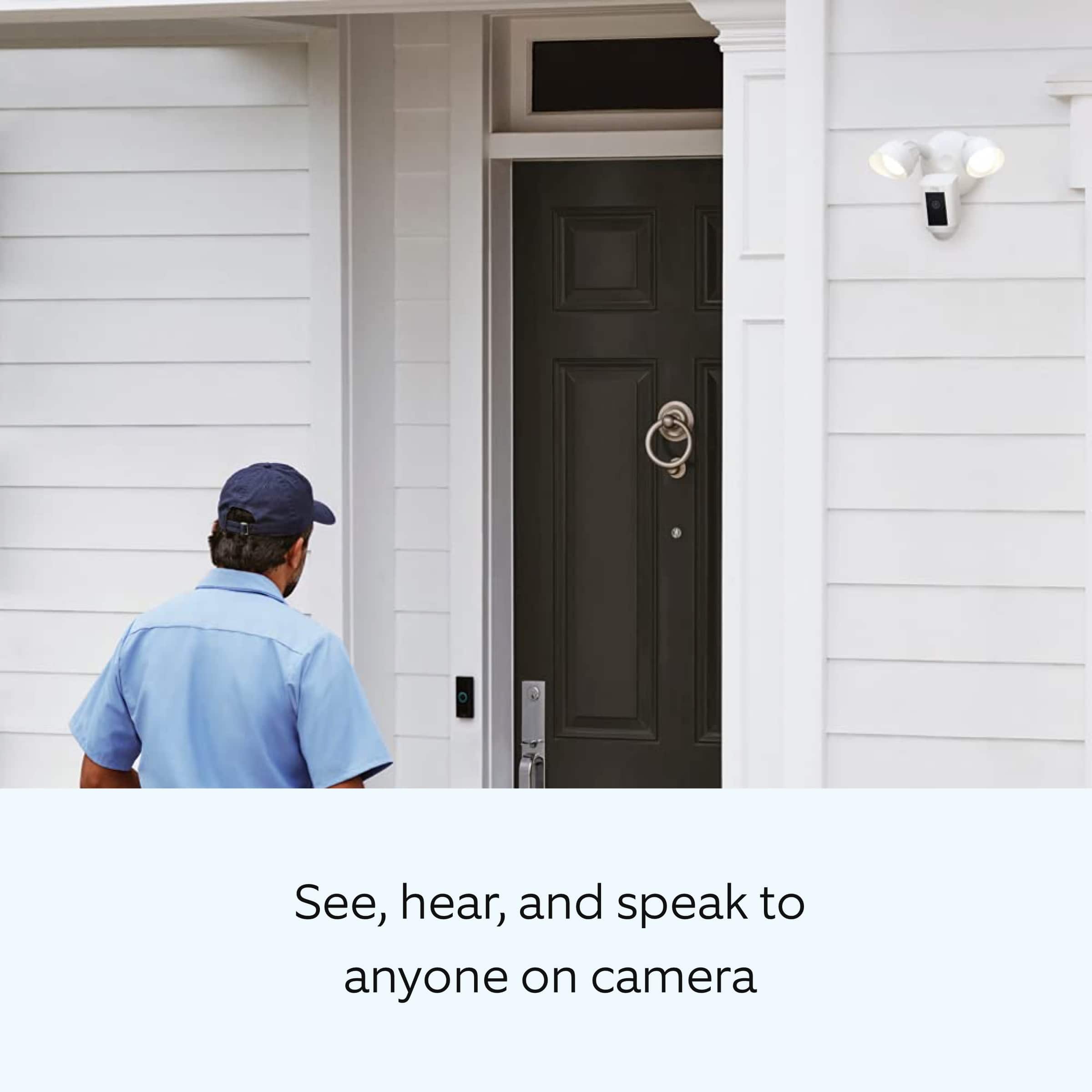 See, hear, and speak to anyone on camera.