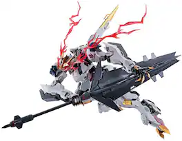 PopMarket - Tamashii Nations - Gundam - Metal Robot Spirits - Side MS Gundam Barbatos Lups Rex Action Figure - COLLECTIBLES - Multicolor