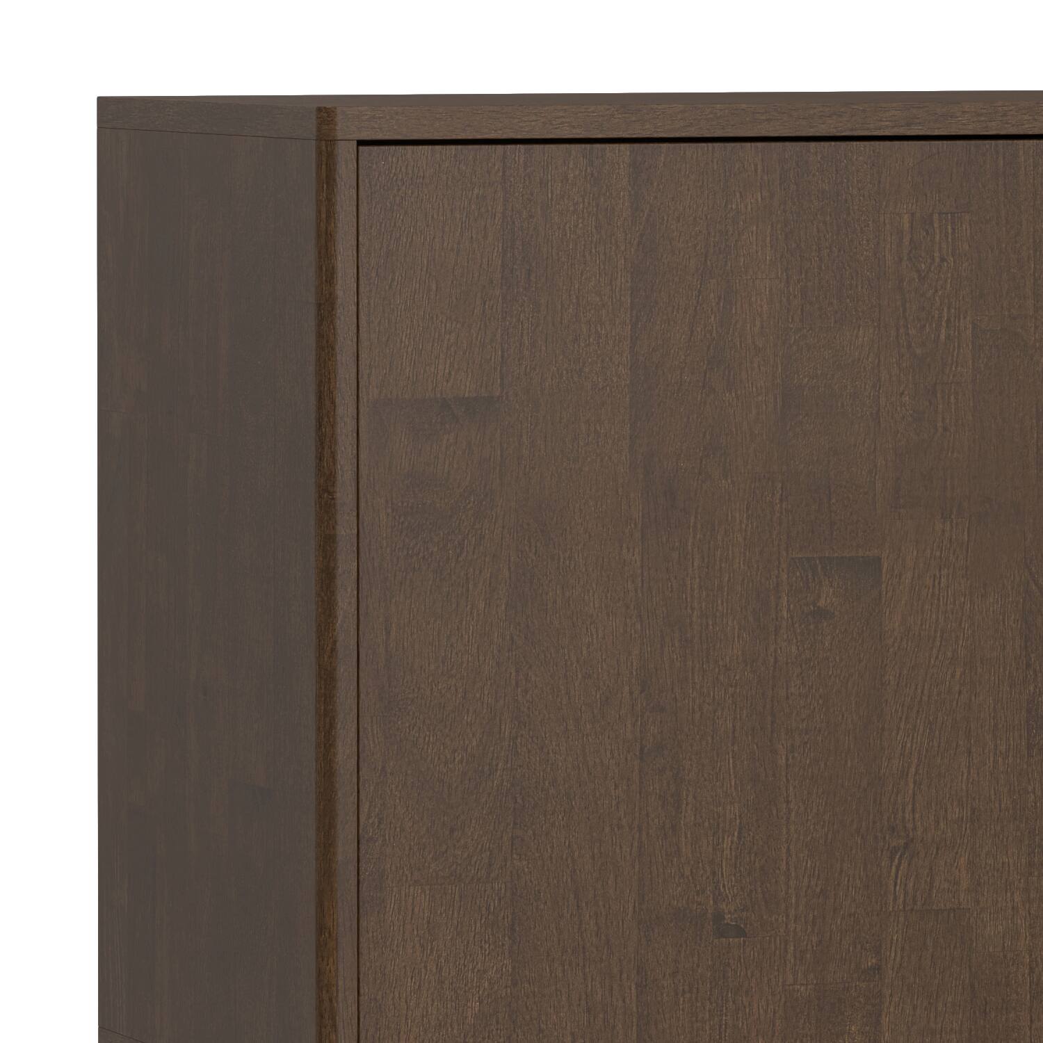 Alt View 7. Simpli Home - Simpli Home Harper 60 inch Wide Solid Wood 3 Door Sideboard Buffet in Walnut Brown - Walnut Brown.