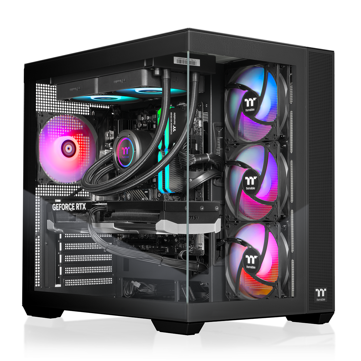 The text on the image reads: "GeForce RTX 2080 Ti - 11 Gbps - Eataware 71°C - Temperature: 71°C".