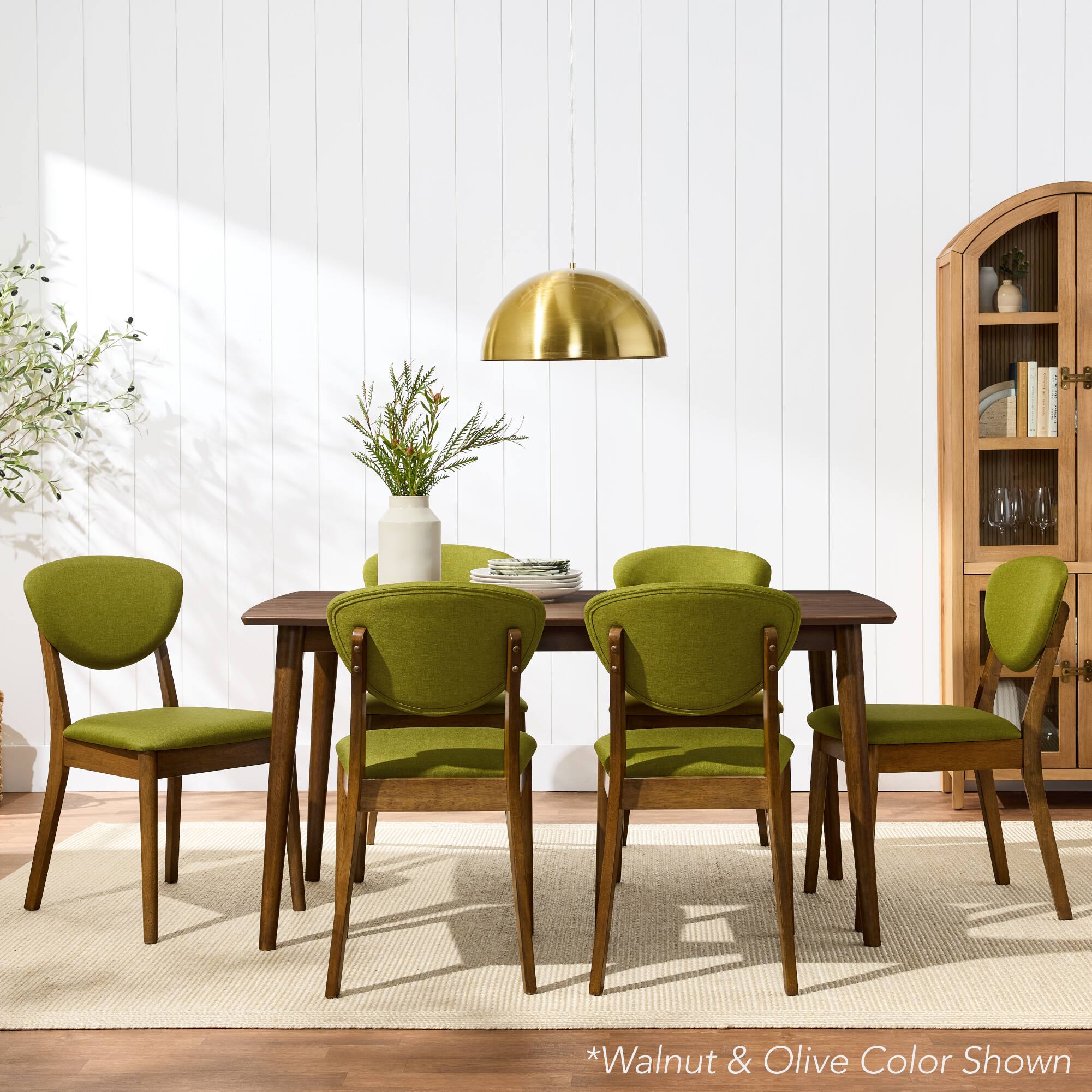 *Walnut & Olive Color Shown