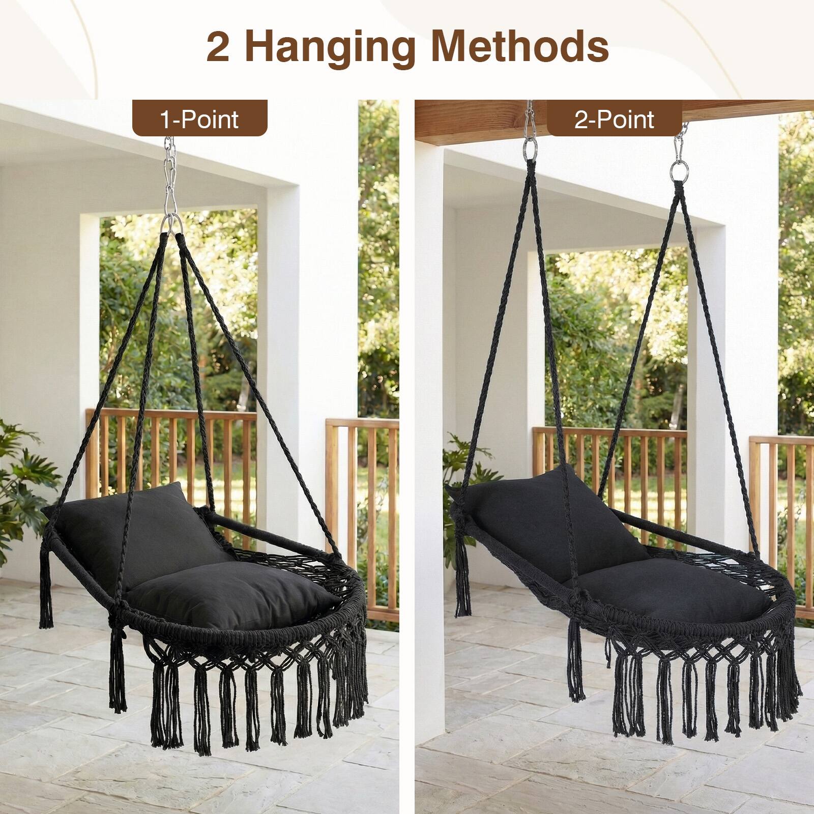 2 Hanging Methods  
1-Point  
2-Point
