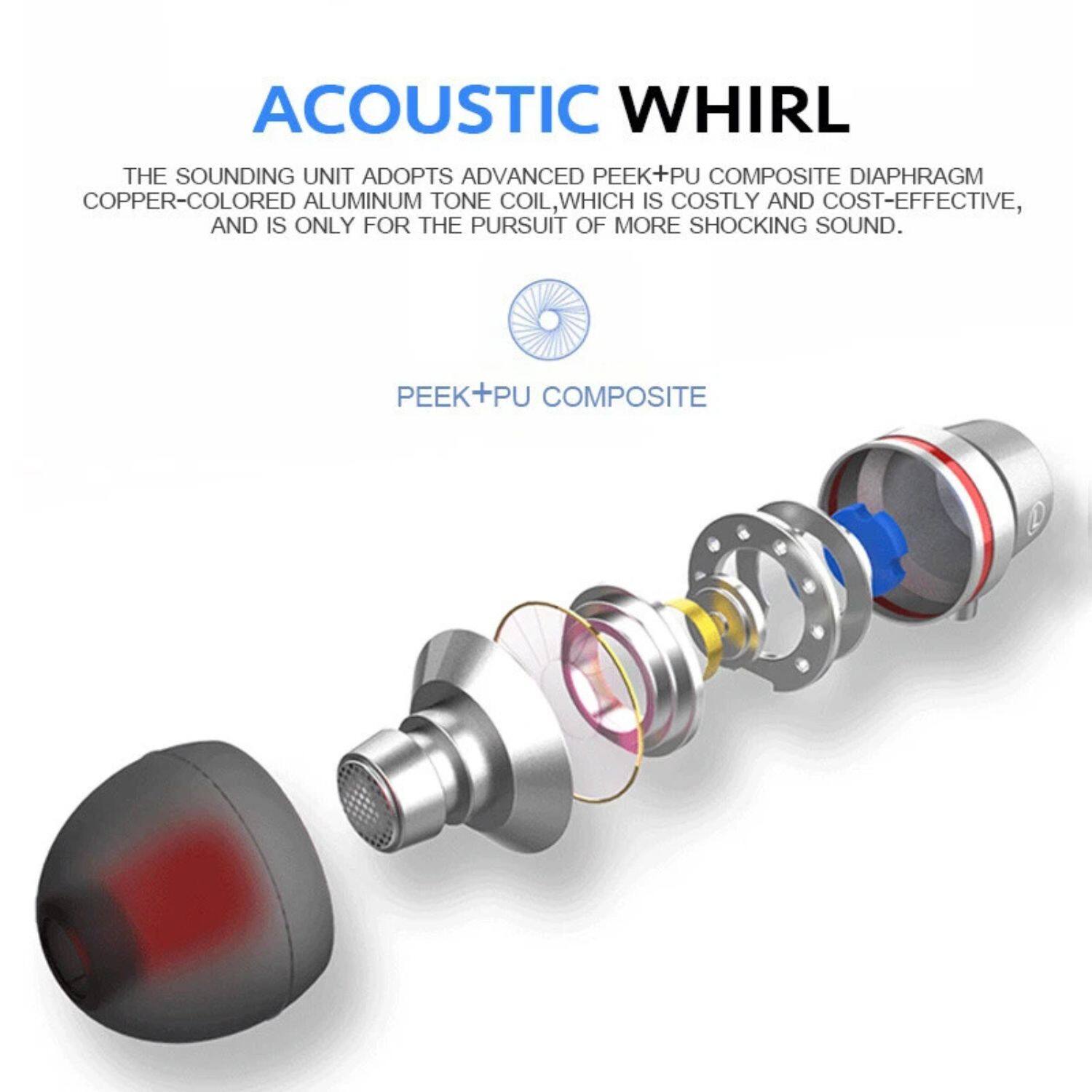 ACOUSTIC WHIRL

THE SOUNDING UNIT ADOPTS ADVANCED PEEK+PU COMPOSITE DIAPHRAGM, WHICH IS COSTLY AND COST-EFFECTIVE, AND IS ONLY FOR THE PURSUIT OF MORE SHOCKING SOUND.

PEEK+PU COMPOSITE