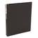 Front. Avery - Economy 1" 3-Ring Non-View Binders with Label Holder, Round Ring - Black.