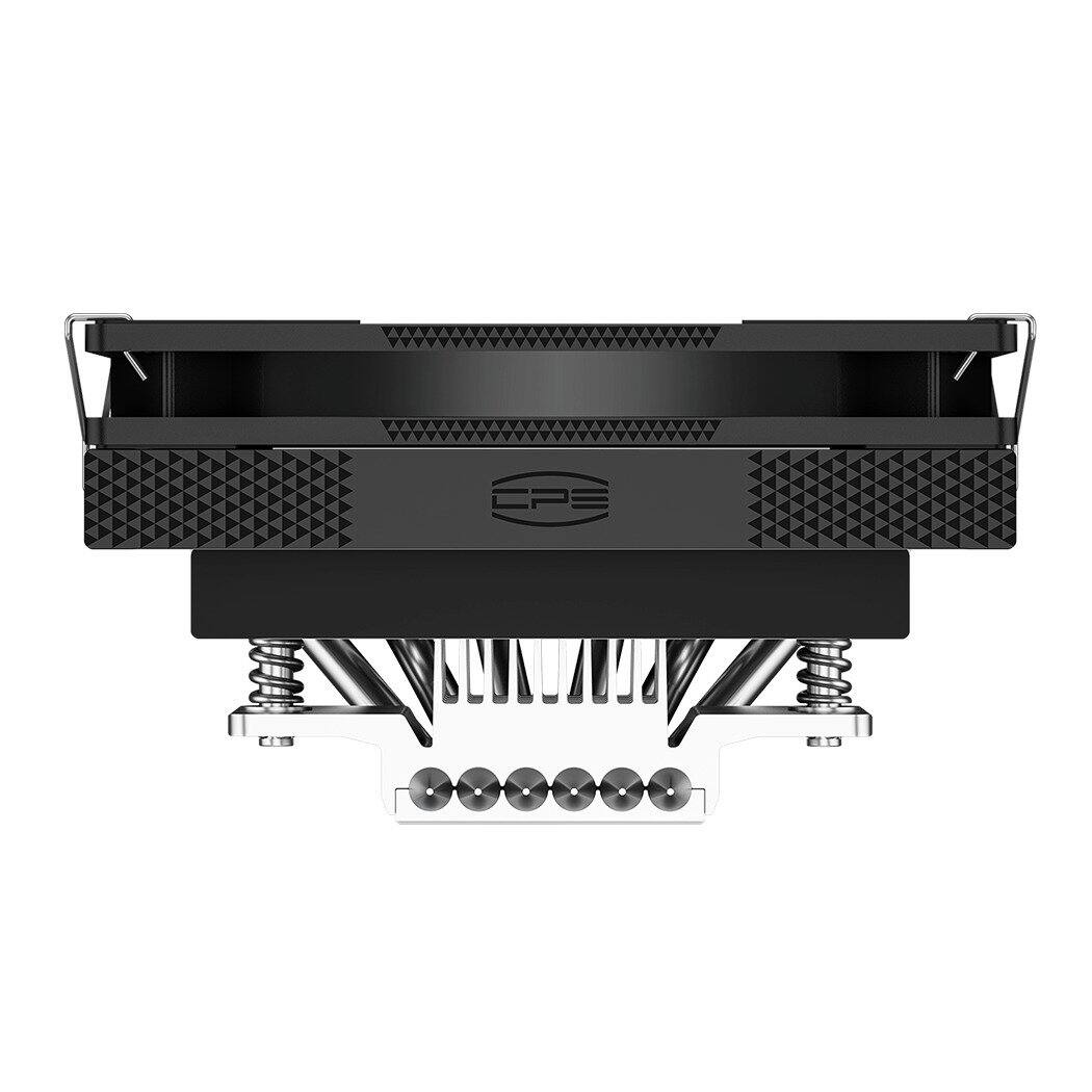 Back. PCCOOLER - RC600 67.5MM Height Low Profile Air Cooler - sliver.