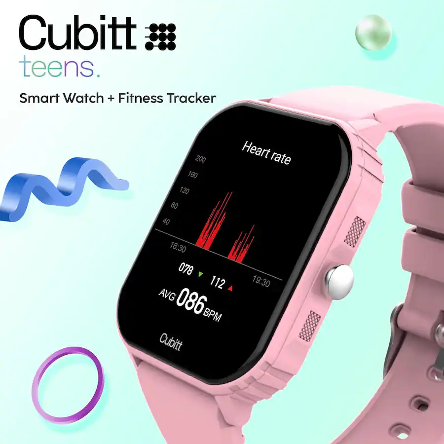 Cubit Watch Models Cubitt Teens Smartwatch / Fitness Tracker for Boys and Girls Purple ...