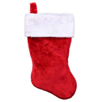 Front. Dyno - Dyno Red/White Christmas Stocking 17.5 in. (Case of 12) - Red|White.