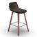 Angle. Simpli Home - Addy 26 inch Counter Stool (Set of 2) - Distressed Brown.