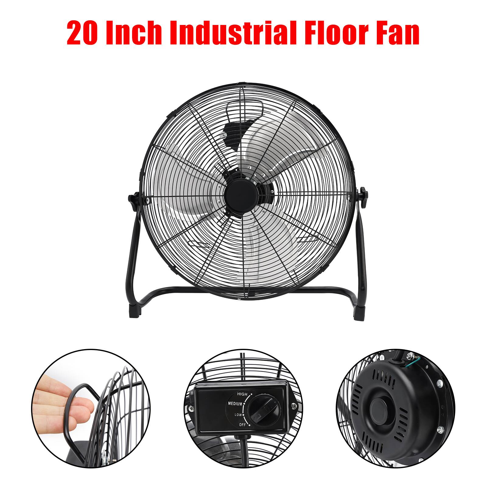 20 Inch Industrial Floor Fan

HIGH MEDIUM LOW OFF