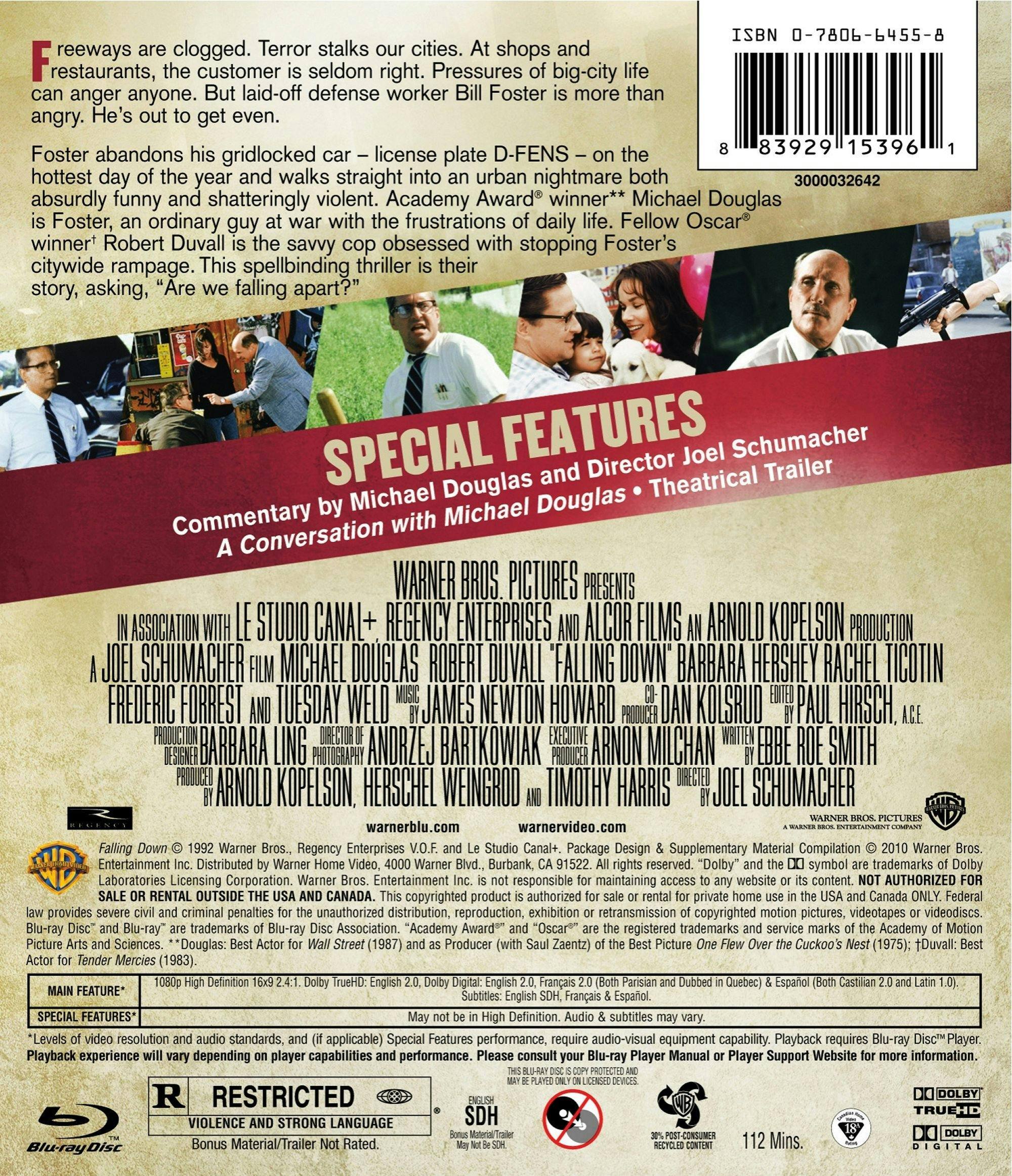 Back. Falling Down [Blu-ray].