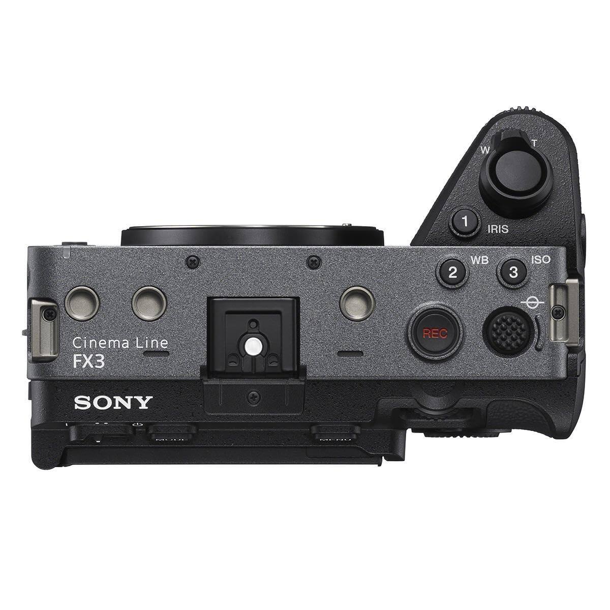 W  
T  
1  
IRIS  
2  
WB  
3  
ISO  
Cinema Line FX3  
REC  
SONY