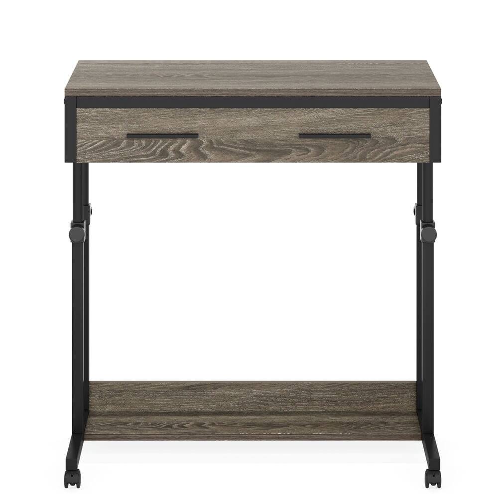 Back. Kadyn - Kadyn Sofa Side End Table, Height Adjustable Desk, Mobile Side Table Portable Desk with Drawers,Gray - Gray.