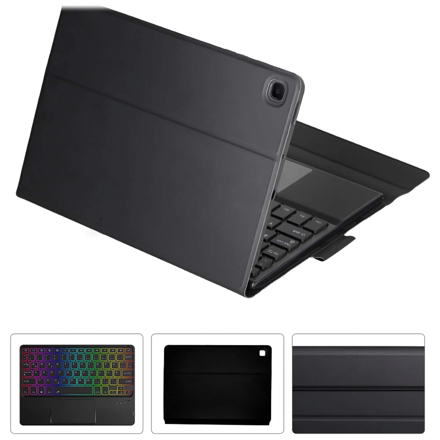 Alt View 11. SaharaCase - Keyboard Case for Lenovo Tab P11 (Gen 2) - Black.