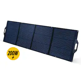Guard Dog Security - 200 Watt Solar Panels Foldable, Portable High-Efficiency Solar Charger for Power Stations