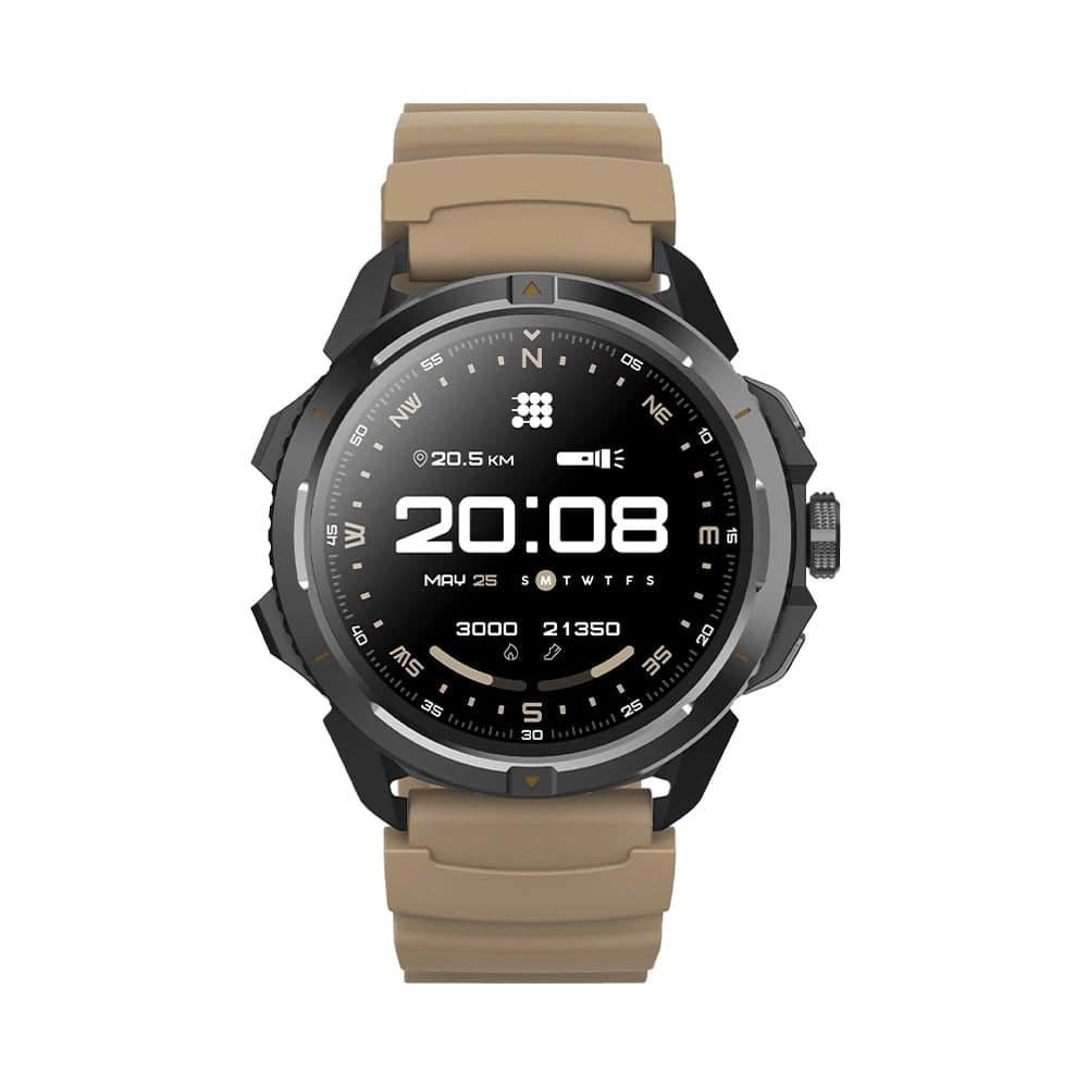 Photos - Smartwatches Terra Cubitt -  Rugged Smartwatch with Dual-Band GPS , 1.48 AMOLED - Brown -   (2025)(L1+L5)
