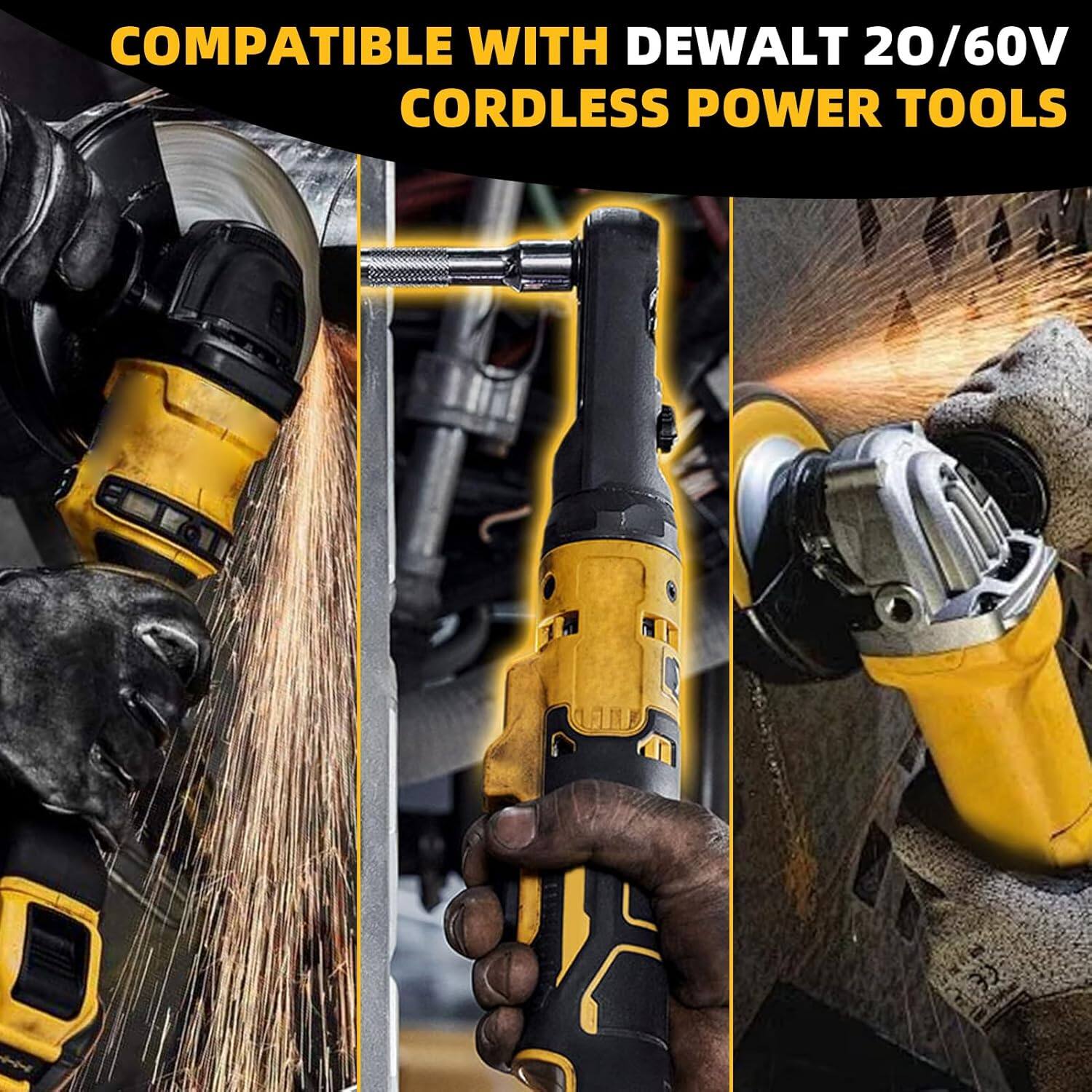 COMPATIBLE WITH DEWALT 20/60V CORDLESS POWER TOOLS