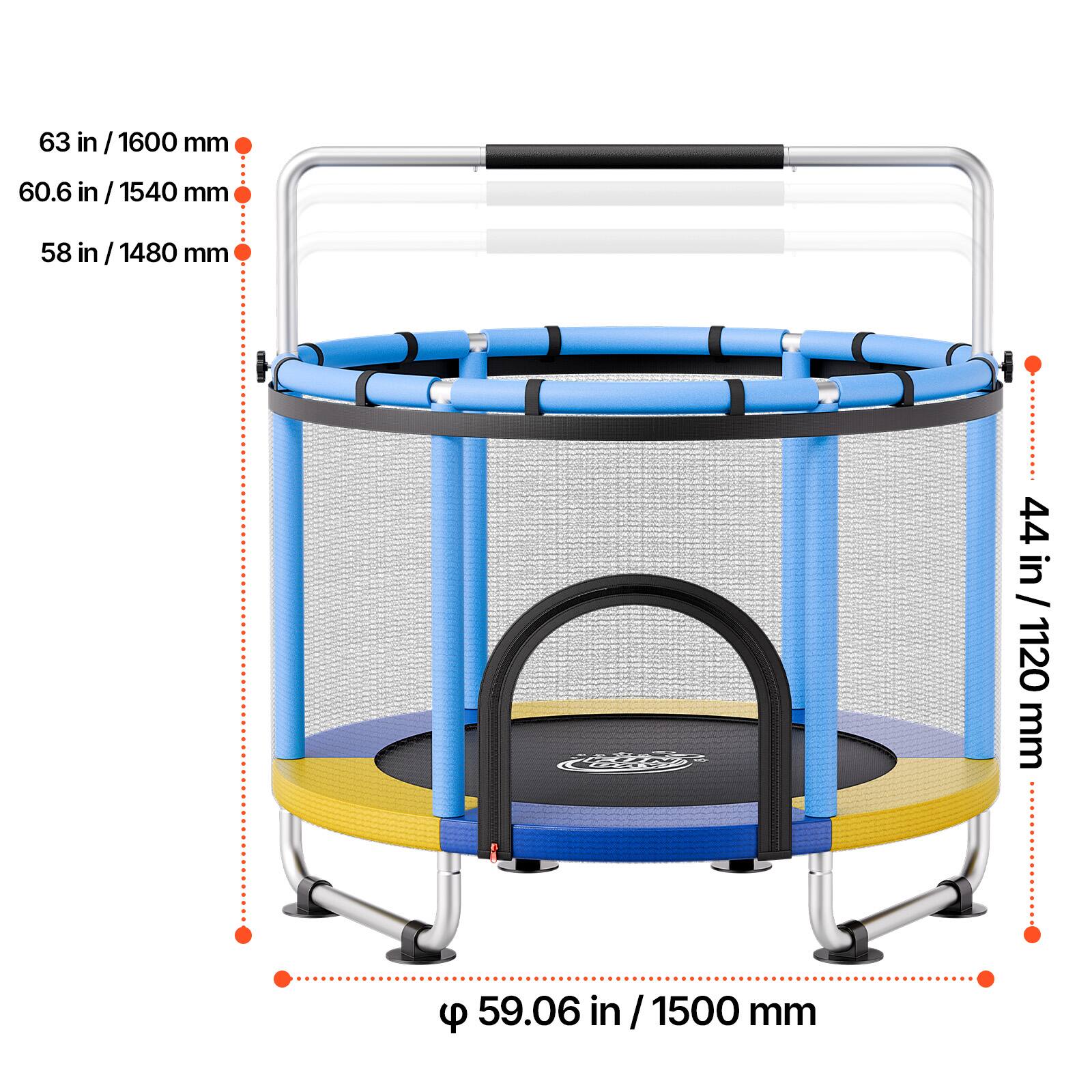 63 in / 1600 mm  
60.6 in / 1540 mm  
58 in / 1480 mm  
44 in / 1120 mm  
59.06 in / 1500 mm