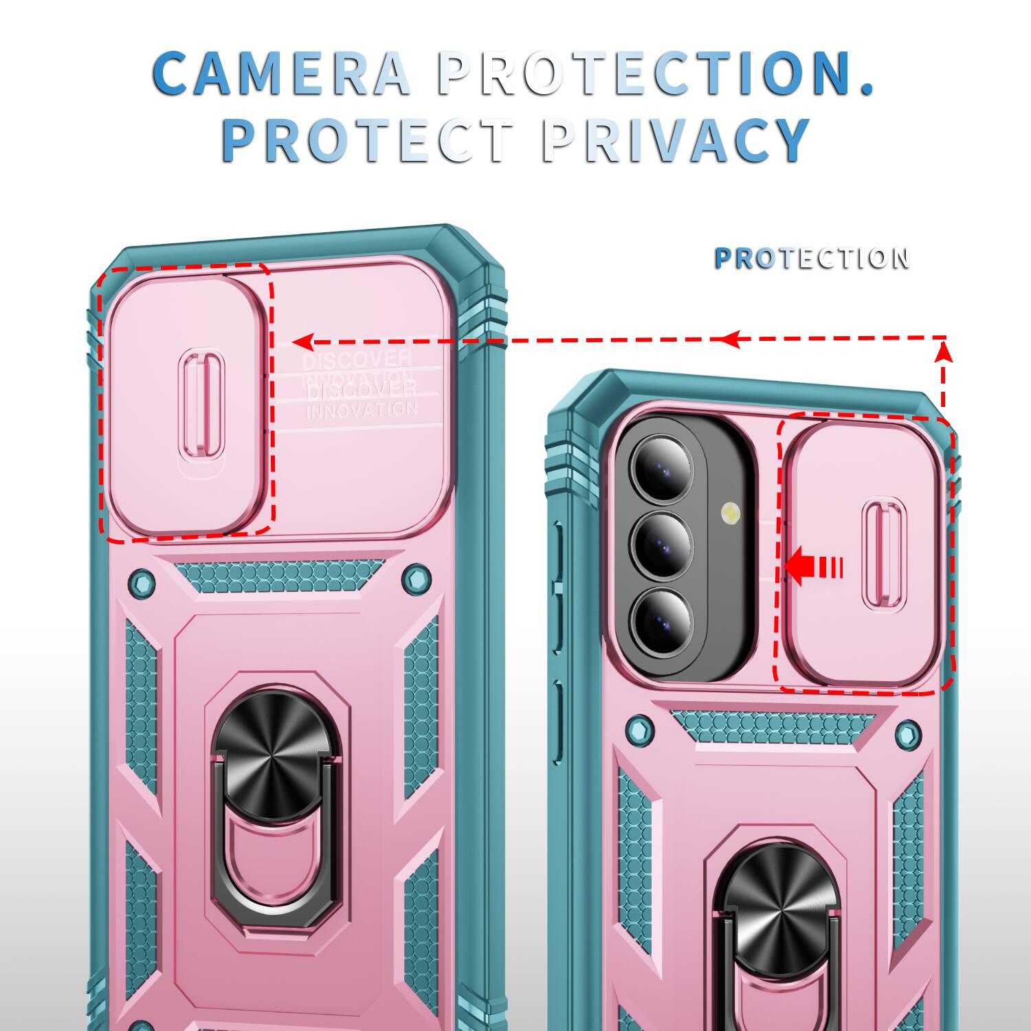 CAMERA PROTECTION. PROTECT PRIVACY  
PROTECTION  
DISCOVER INNOVATION