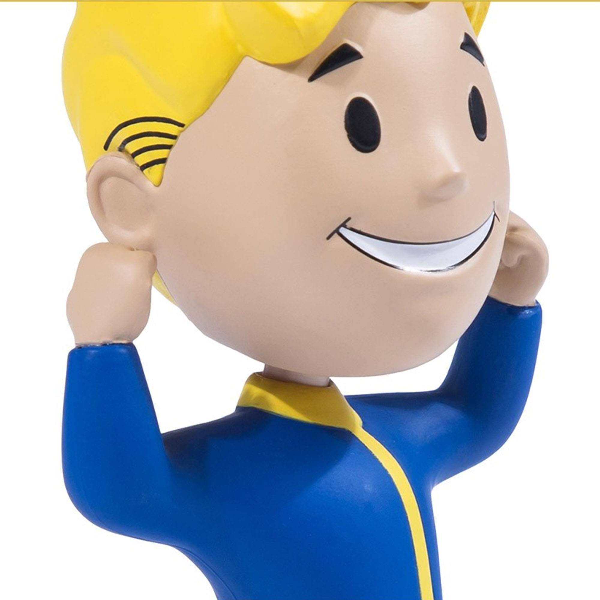 Alt View 3. Gaming Heads - Fallout 76 Series 1 Vault Boy 5 Inch Bobblehead | Strength - Multi-Colored.