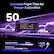 Extended Flight Time for Deeper Exploration
50 Min
Upgraded Battery
50 Min
Original Battery
36 Min
+38% Longer Flight Time
(25 Min * 2 Batteries)
MADE IN CHINA