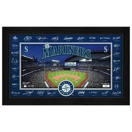 Highland Mint - Seattle Mariners 12" x 20" 2026 Signature Field Photograph - Facsimile Signatures - Multicolor