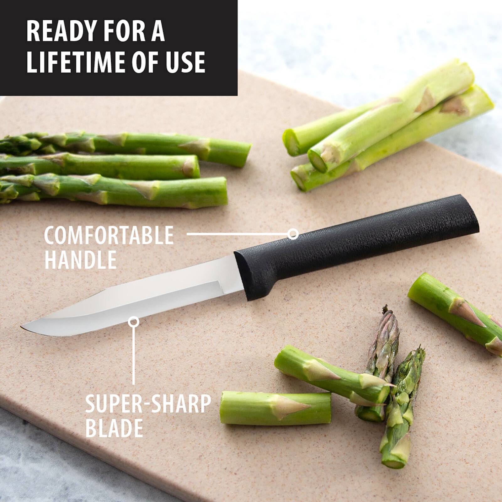 READY FOR A LIFETIME OF USE  
COMFORTABLE HANDLE  
SUPER-SHARP BLADE