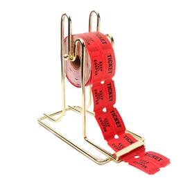 GSE Games & Sports Expert - Brass Raffle Ticket Dispenser for Single or Double Roll Raffle Tickets Lotteries(1-Pack)