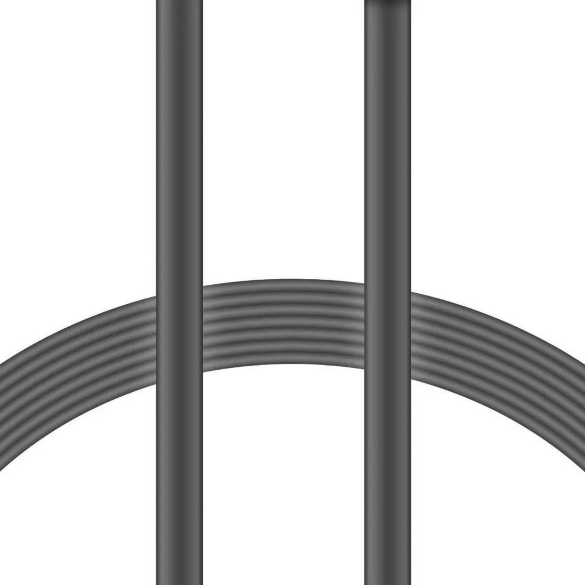 Alt View 3. Xyst - Charge and Sync USB to Micro USB Flat Cable 4Ft - Black.