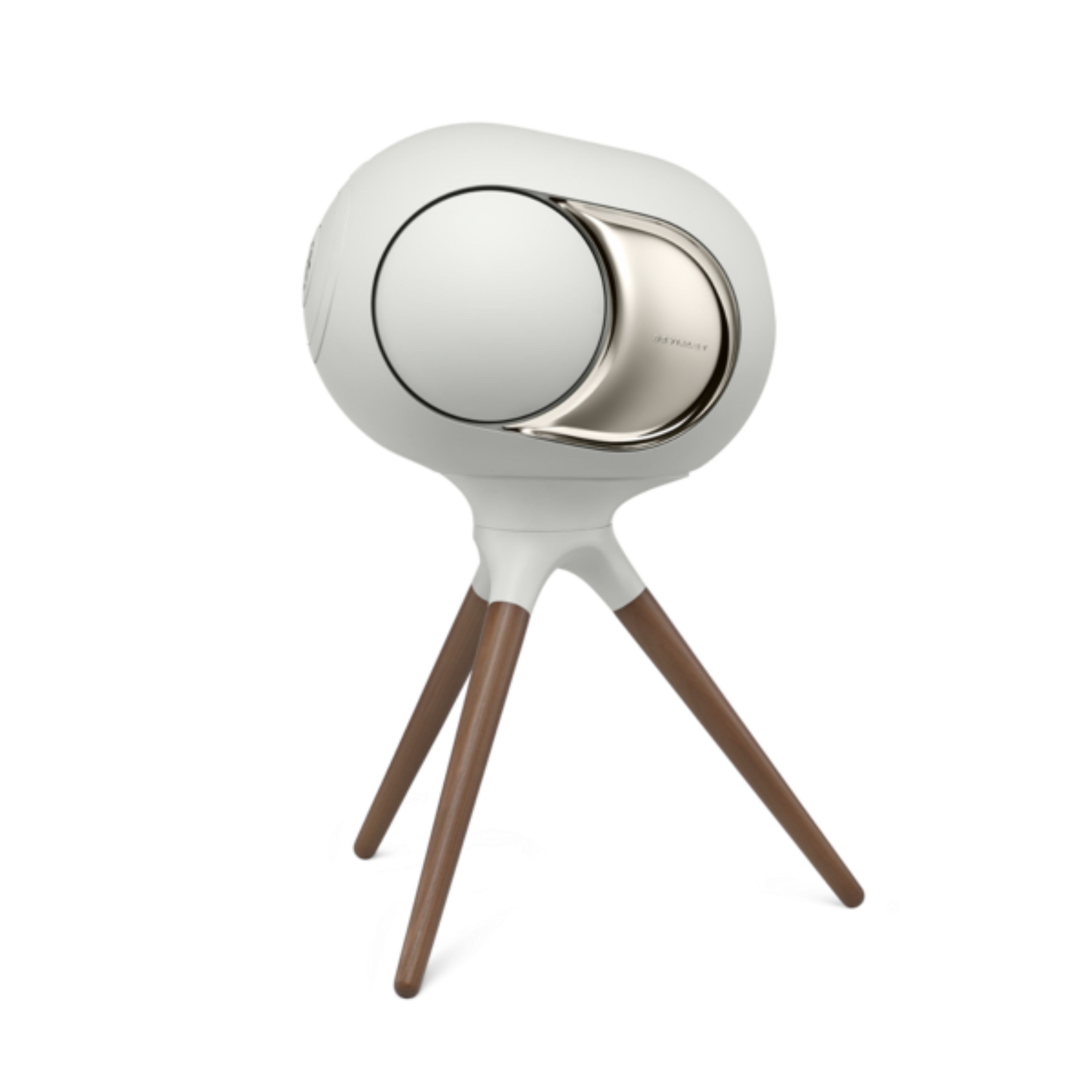 Left. Devialet - Treepod Tripod Stand for Phantom Ultimate 108 dB - Light Pearl.