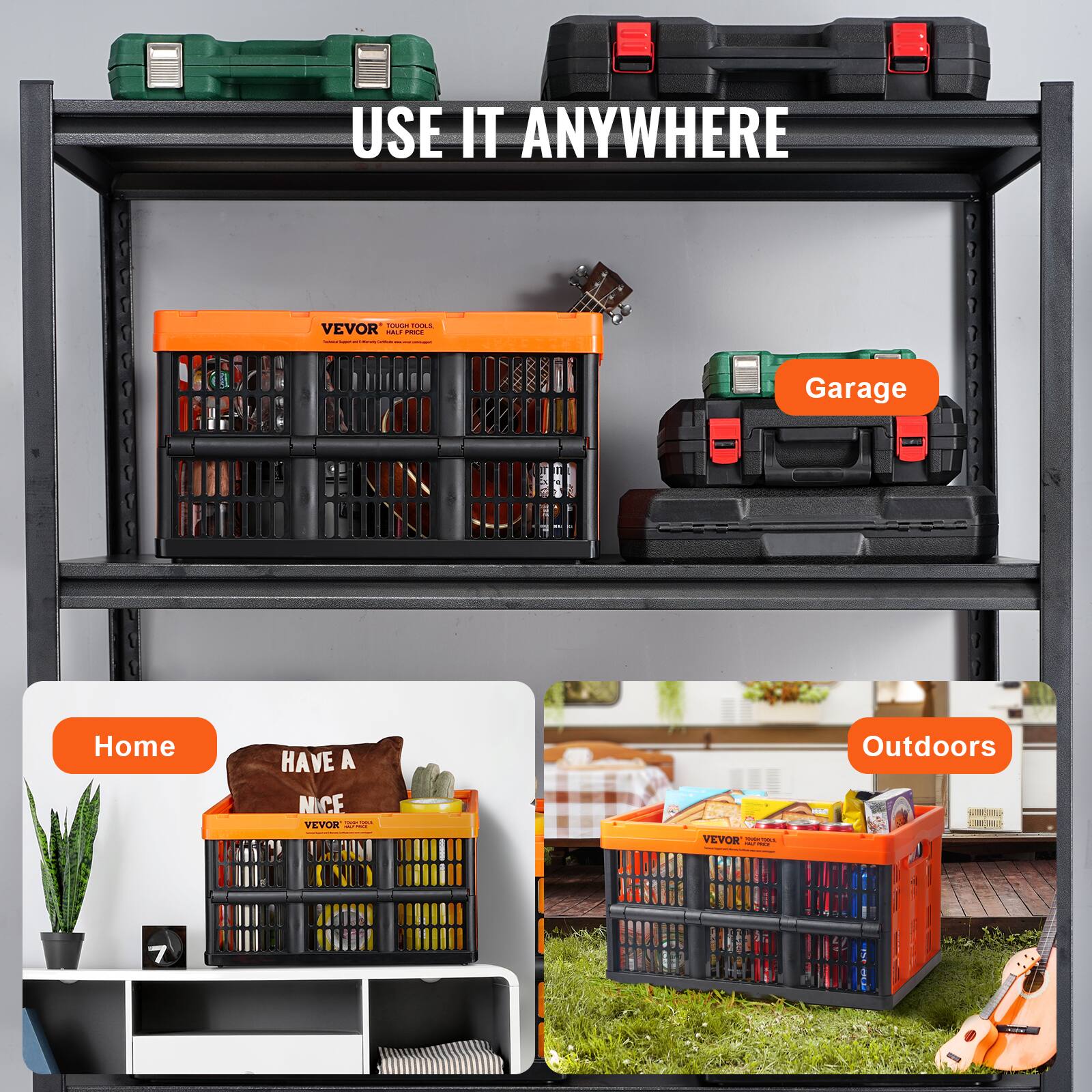 USE IT ANYWHERE

VEVOR

Garage

Home

Outdoors