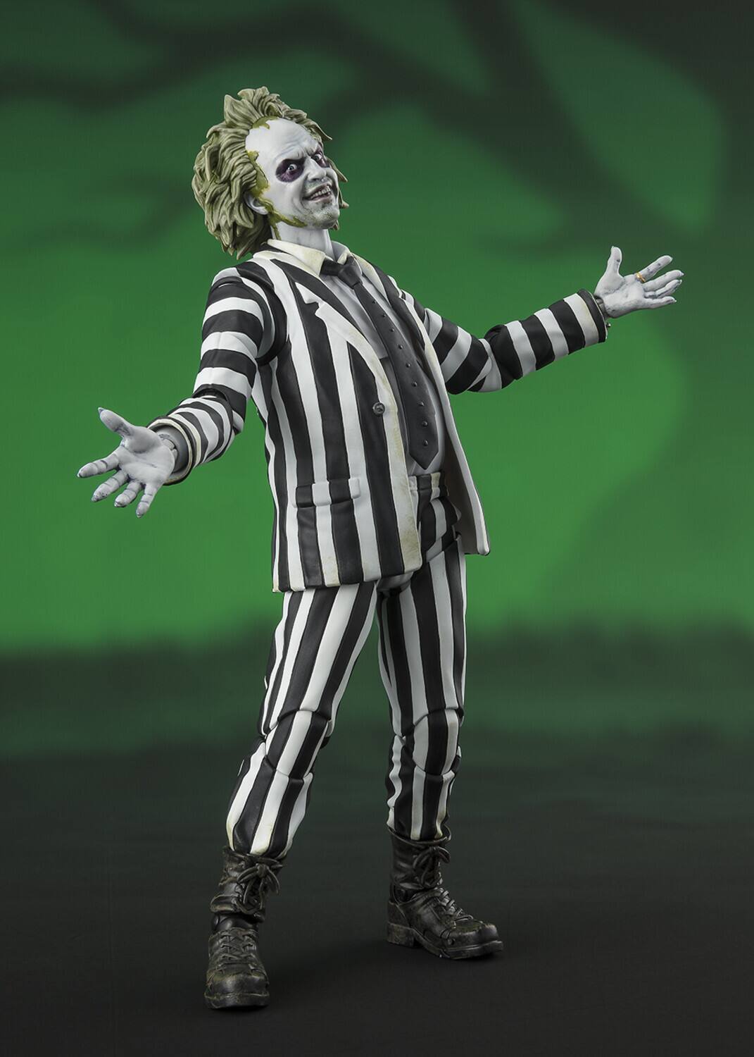 Alt View 1. Bandai - Tamashii Nations - Beetlejuice Beetlejuice - S.H.Figuarts - Beetlejuice Action Figure   - Collectibles - Multicolor.