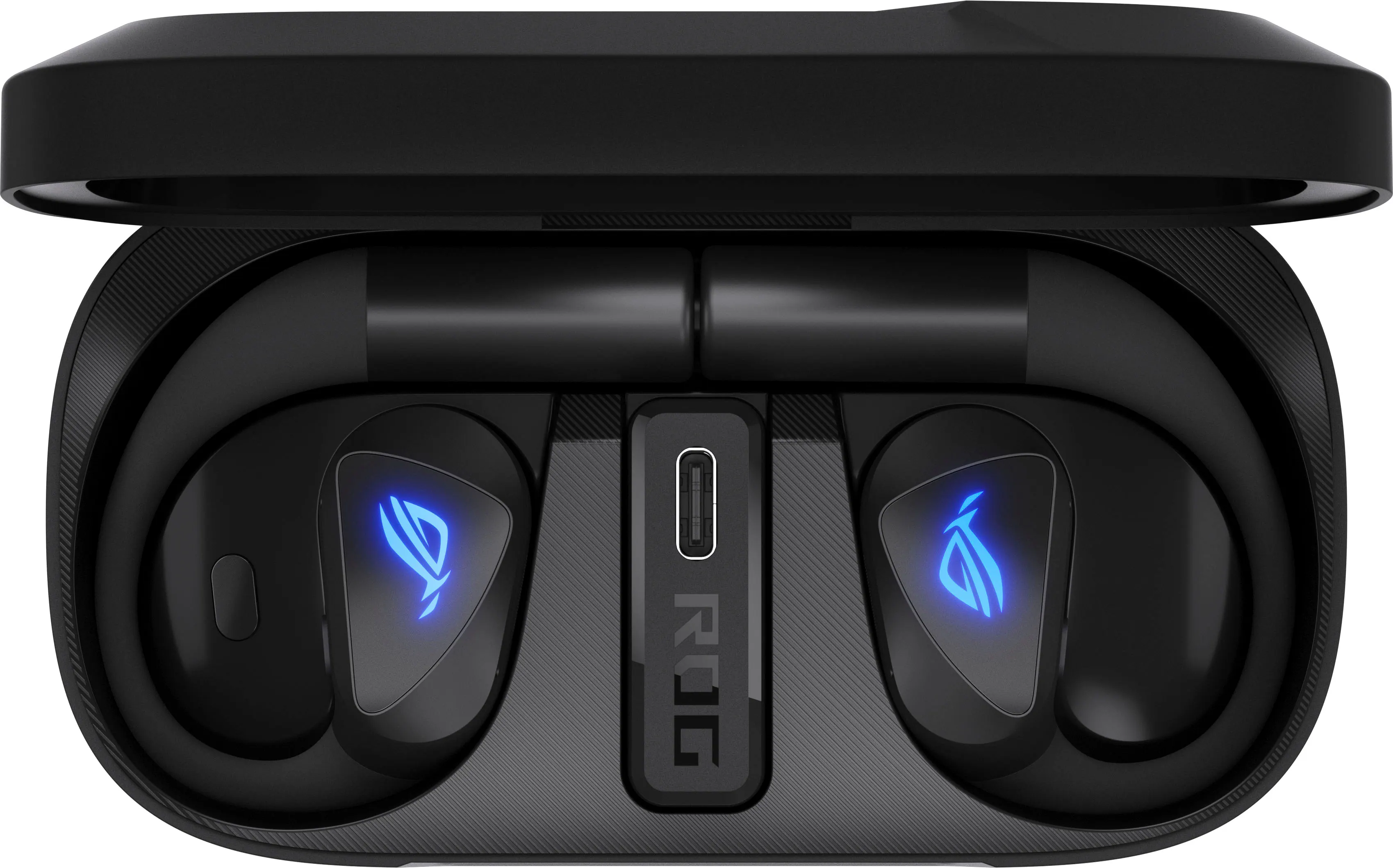 Alt View 9. ASUS - ROG Cetra Open Wireless SpeedNova Open-Ear Gaming Earbuds for PC, iOS, Android, Switch - Black.