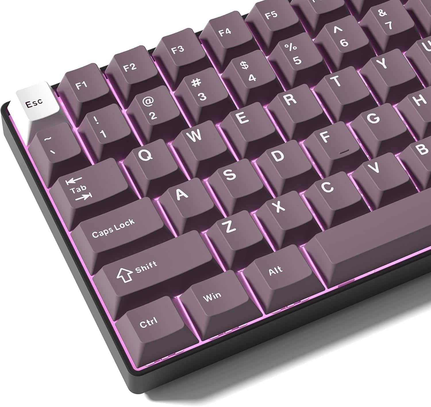 Esc ~ F1 ! 1 Q Tab F2 @ 2 W A F3 # 3 E D S X Z F4 $ 4 R F5 % 5 T G H B F6 ^ 6 Y U I O F7 & 7 V N M F8 * 8 C J K L F9 ( 9 X 0 F10 ) 0 B V F11 _ - N M F12 + =