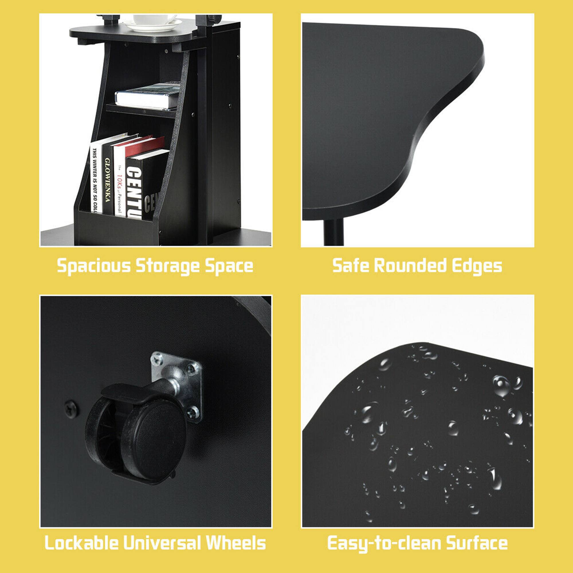 - Spacious Storage Space
- Safe Rounded Edges
- Lockable Universal Wheels
- Easy-to-clean Surface