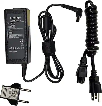 HQRP AC ADAPTER
CAUTION:
INPUT: 100-240V~1.5A 50/60HZ
OUTPUT: 19V~2.53A
CE
MADE IN CHINA
HQRP PLUG ADAPTER 125V250V6