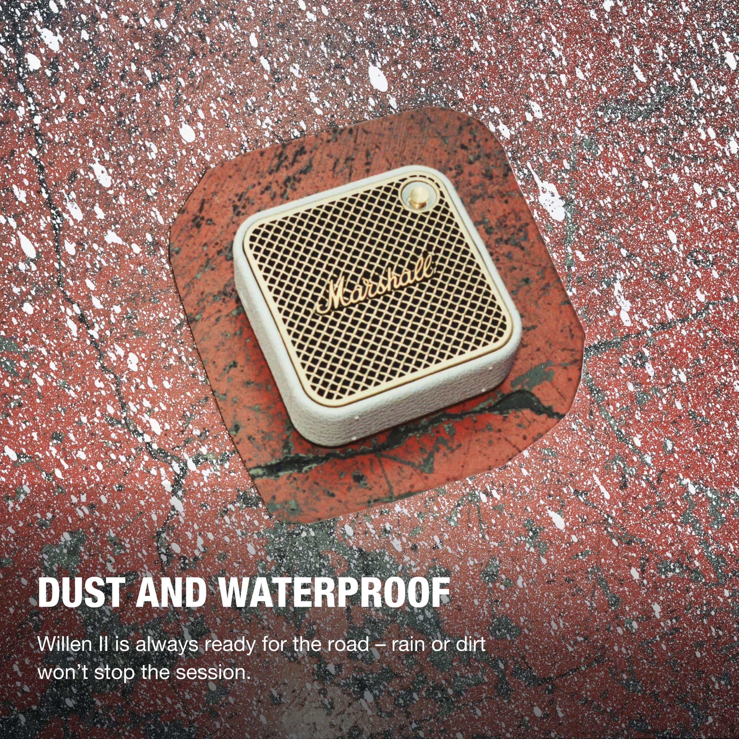 Marshal Dust and Waterproof Willen II is always ready for the road - rain or dirt won't stop the session.