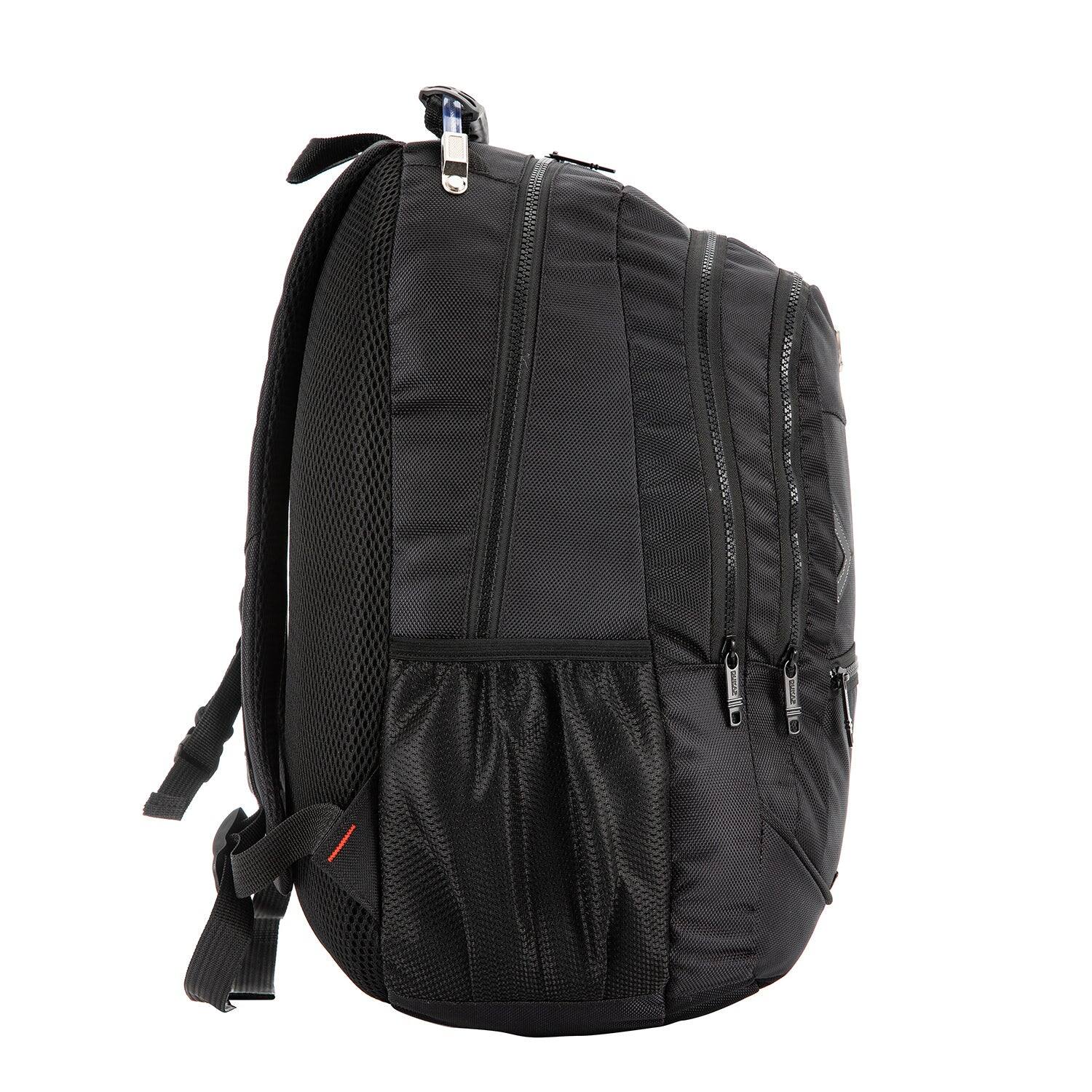Back. DUKAP - NAVIGATOR Executive Backpack for Laptops up to 15.6''-Inches - BLACK.