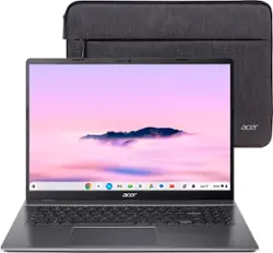 Acer - Chromebook Plus 516 Laptop with Google AI – 16" WUXGA Display - Intel i3-1315U – 8GB LPDDR5 – 128GB UFS – Wi-Fi 6E - Steel Gray - Front_Zoom
