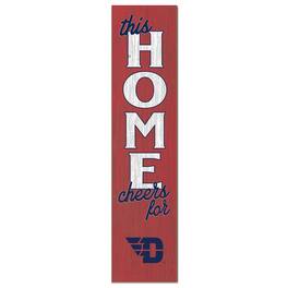 Jardine - Dayton Flyers 12" x 48" This Home Leaner - Red