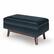 Angle. Simpli Home - Owen Small Rectangular Storage Ottoman - Distressed Dark Blue.