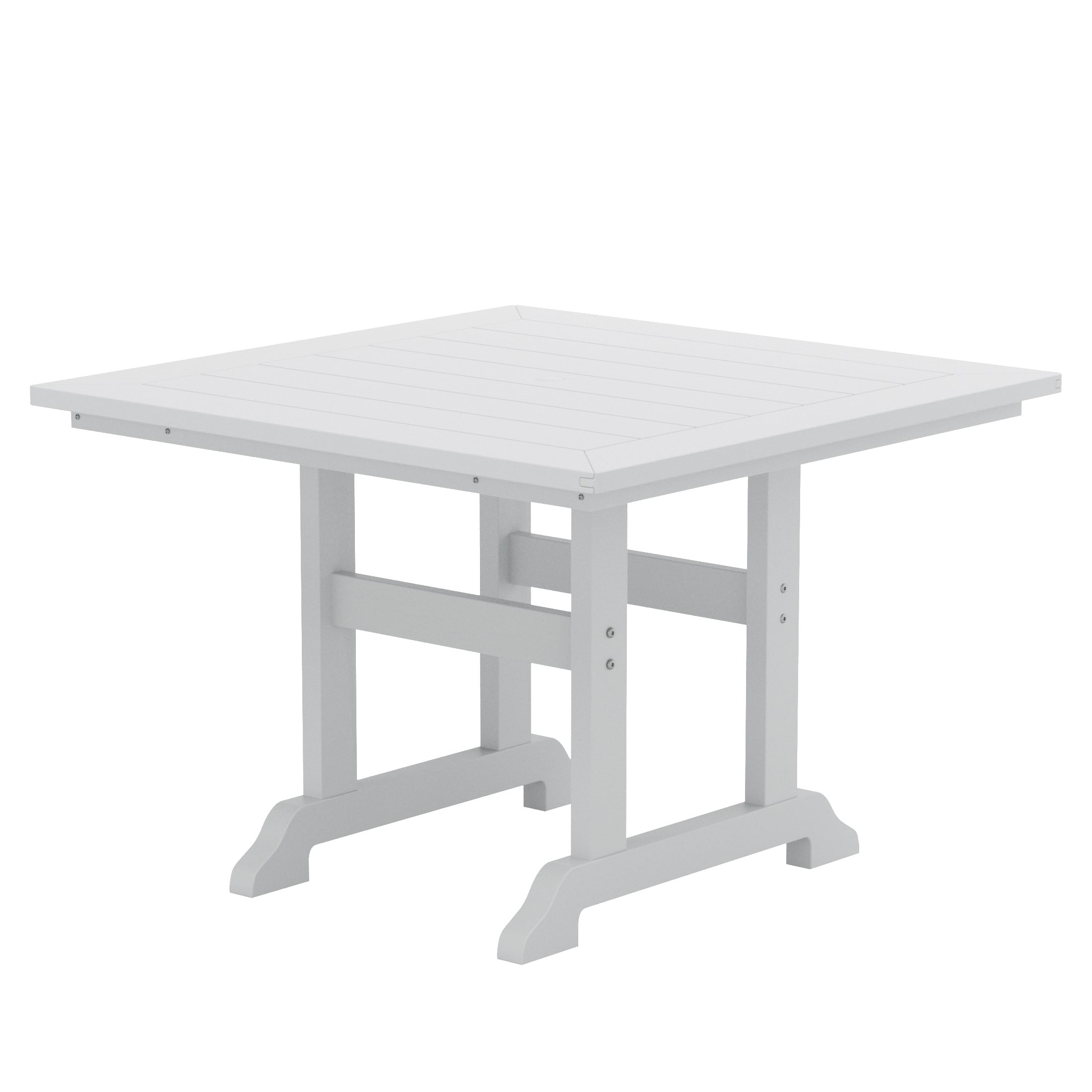 "WestinTrends - Malibu 43"" Outdoor Patio Square Dining Table - White" price history on PriceWatchPro