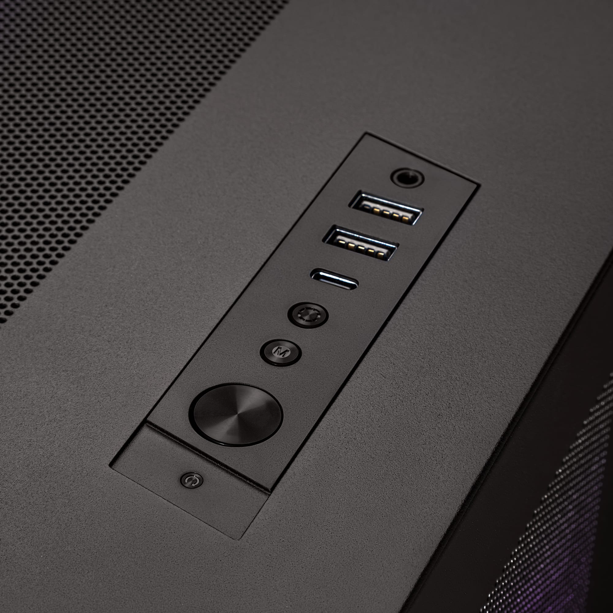 Left. CLX - Horus Gaming Desktop - Intel Core Ultra 9 285K - 96GB DDR5 5600 Memory - GeForce RTX 5090 - 2TB NVMe SSD - 8TB HDD - Black.