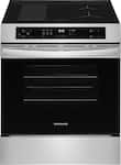 Frigidaire - 5.3 Cu. Ft. Slide-In Electric Induction Range with Air Fry Convection Bake and Steam Clean - Stainless Steel