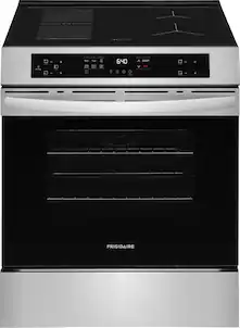 Frigidaire - 5.3 Cu. Ft. Slide-In Electric Induction Range with Air Fry Convection Bake and Steam Clean - Stainless Steel