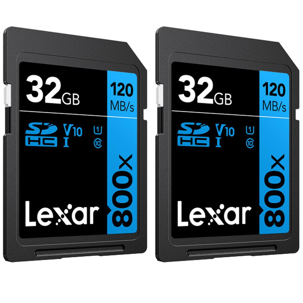 32GB 120 MB/s S V10 U H I 10 X Lexar 800x
32GB 120 MB/s S V10 U H I 10 X Lexar 800x